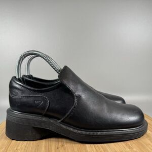 Vtg Dr Martens Shoe Womens UK 5 US 7 Leather‎ Loafer Slip Low Top 90s Y2K 9269